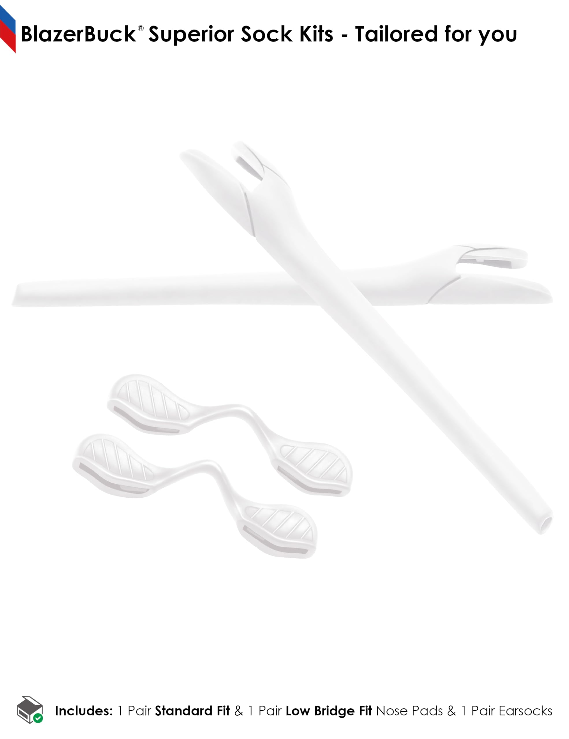 BLAZERBUCK Kits de chaussettes pour lunettes de soleil Oakley Radar EV Series