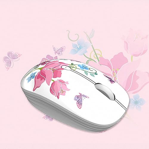 Miniatura 7 de Lindo mouse inalámbrico, 2.4G silencioso para oficina y negocios, con receptor USB, 1200 DPI, ratones ópticos para laptop, laptop, PC, computadora