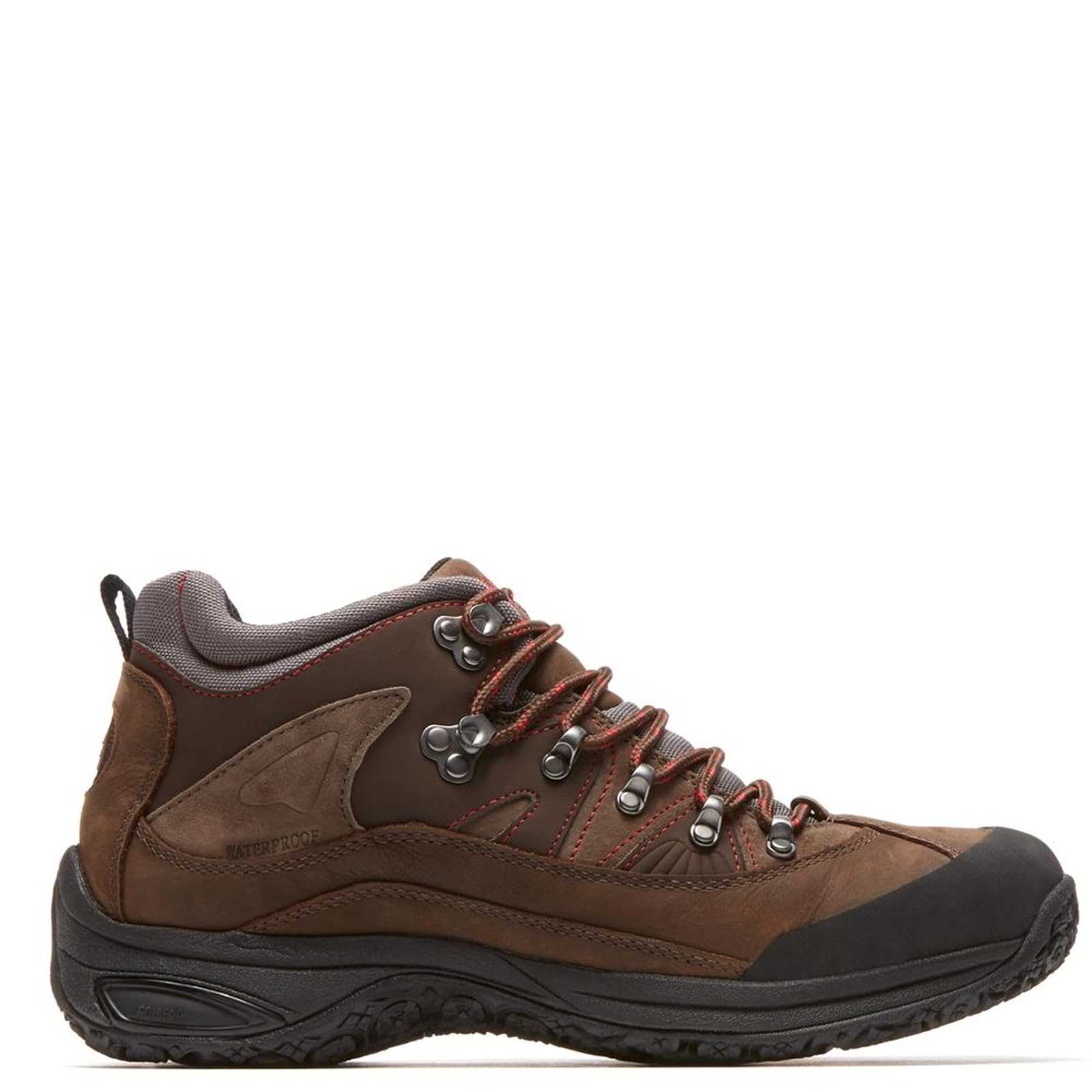 Dunham Cloud waterproof hiking boot in brown leather showing premium construction and outdoor-ready design