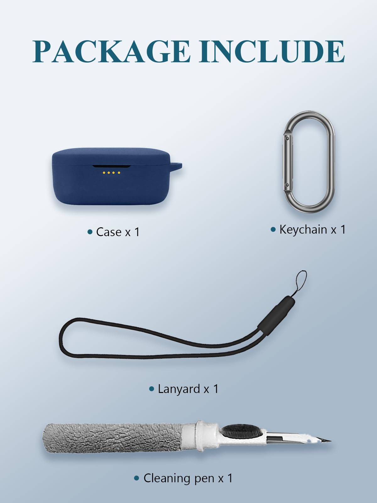 Denon PerL Pro 本体 + シリコンケース、ストラップ Amazon.com: Case for Denon PerL Pro 2024 True Wireless Earbuds