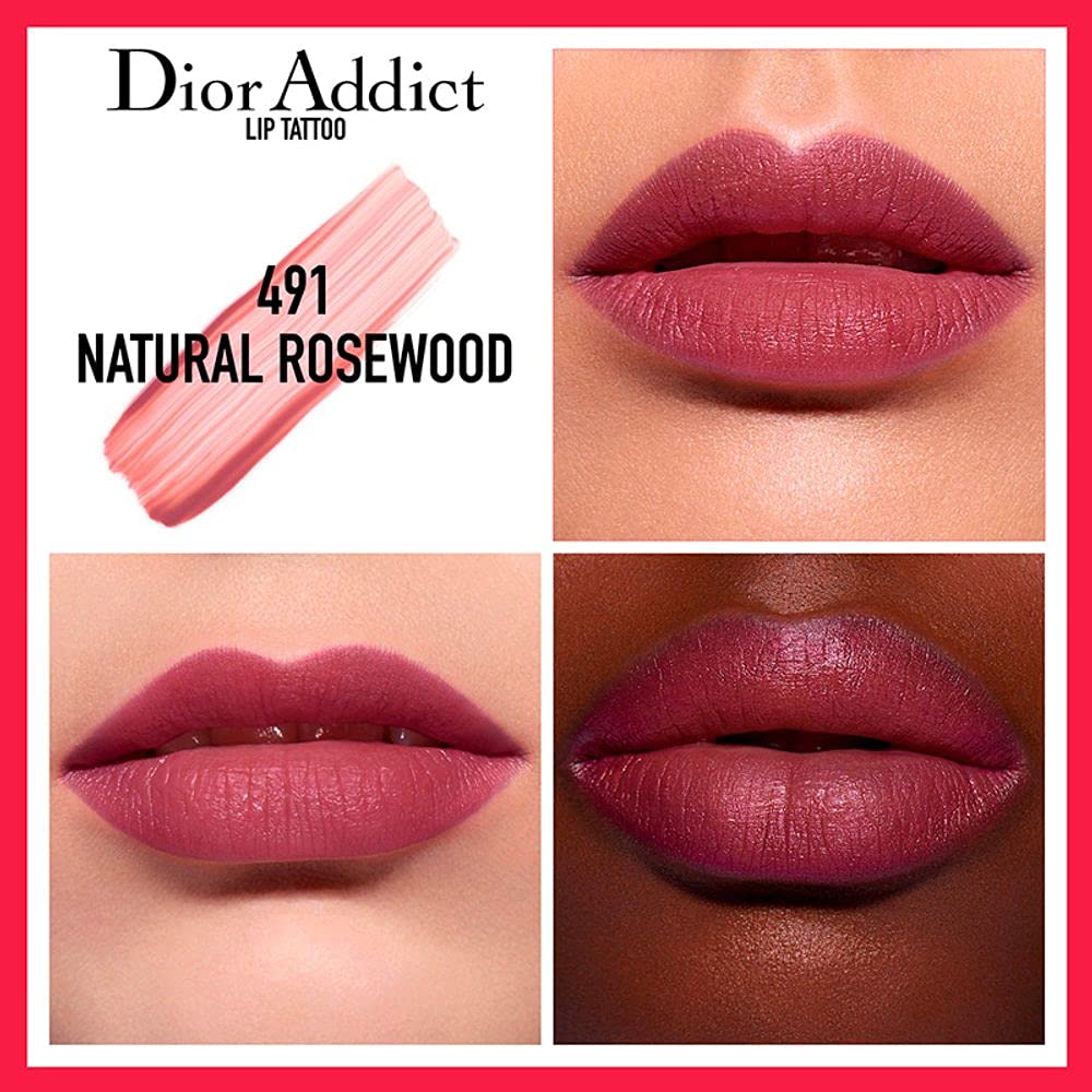 Amazon.com : Dior Addict Long-Wear Lip Tattoo Tint Color Natural
