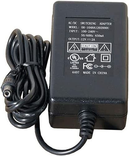 VideoSecu Adaptador de fuente de alimentación de cámara de seguridad de 12 V CC 2A 2000 mA 100 V - 240 V CA Regulada Potencia UL Listado Certificado
