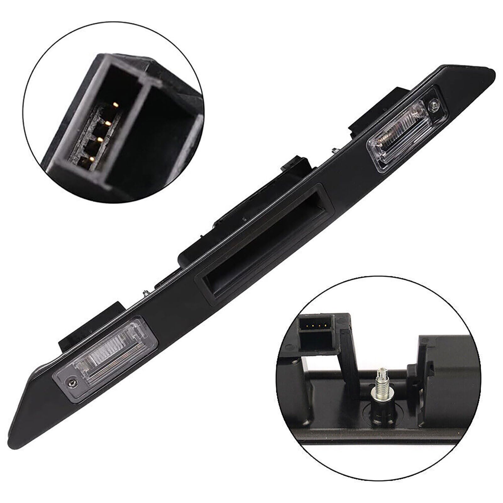 Bande de poignée arrière LED compatible avec A3 8P A4 8E A6 4F Q7 4L, éclairage de plaque d'immatriculation de remplacement pour 8P48275743FZ 8P4827574