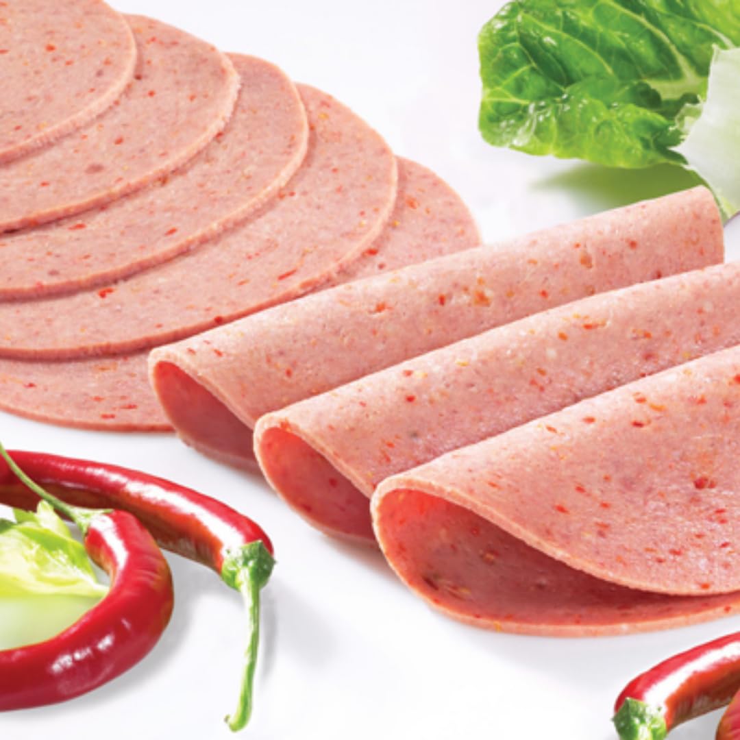 Yayla, Geflügelfleischwurst in Scheiben, Hühnersalami, Aufgeschnittene Frühstückssalami, Köstliche Hühnersalami 150 GrammX 6 Packungen