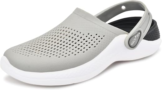 HEALTH FIT Super Soft Comfortable Adjustable Back Strap Men's Classic Casual Sports Clogs Clogs |Waterproof Anti Skid &amp; Li...