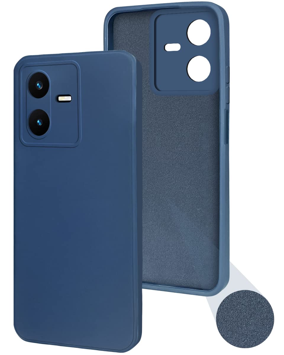 Jkobi Back Cover Case for VIVO Y22 (Inside Fiber Cloth | Smooth Matte Finish | Elegant Professional Look |Blue) (B0BGPX7J3L) Amazon Price History, Amazon Price Tracker