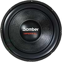 Bomber Upgrade Subwoofer 12 Polegadas, 500W RMS, Bobina Dupla 4+4 Ohms