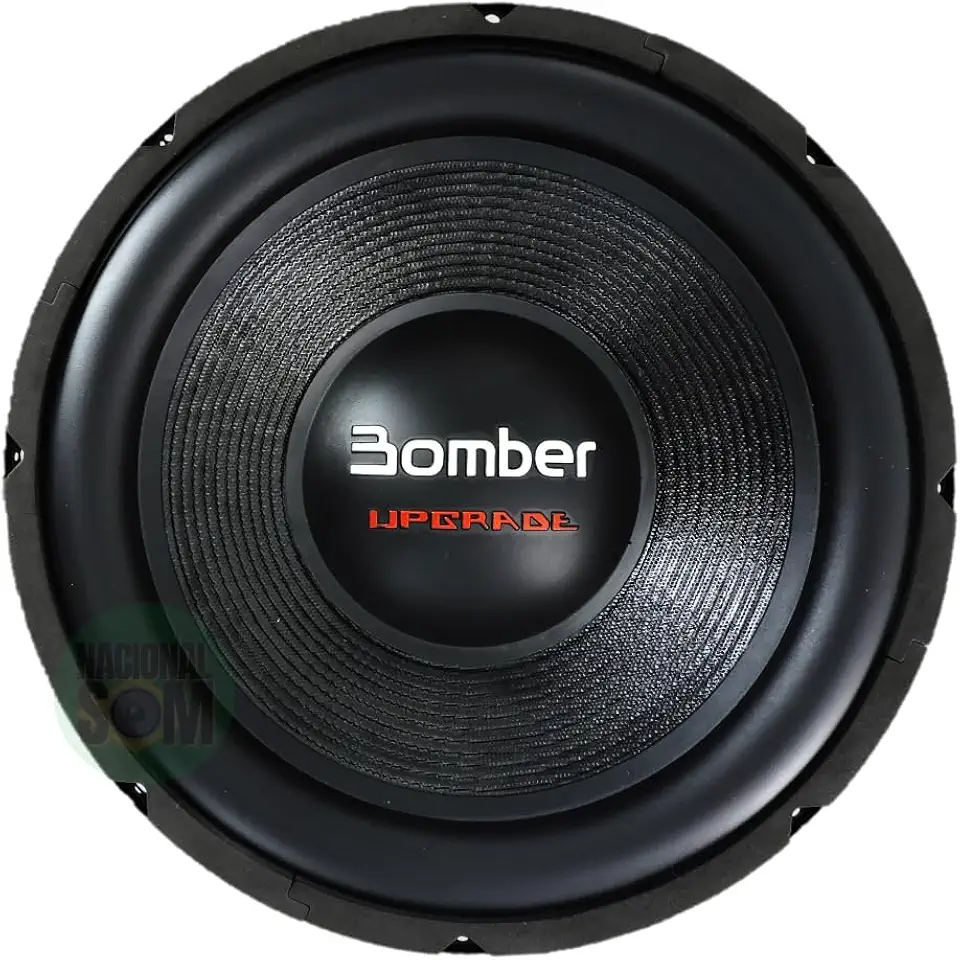 Bomber Upgrade Subwoofer 12 Polegadas, 500W RMS, Bobina Dupla 4+4 Ohms
