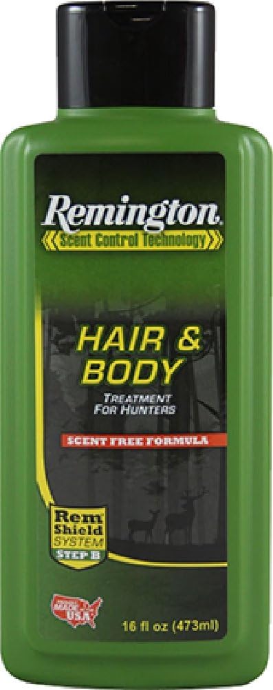 ANINUALE YuanKanJu Tirrito Scent Control Hair and Body Wash - Remington Hunting Odor Elimination - 16 oz Scent Free Body Wash