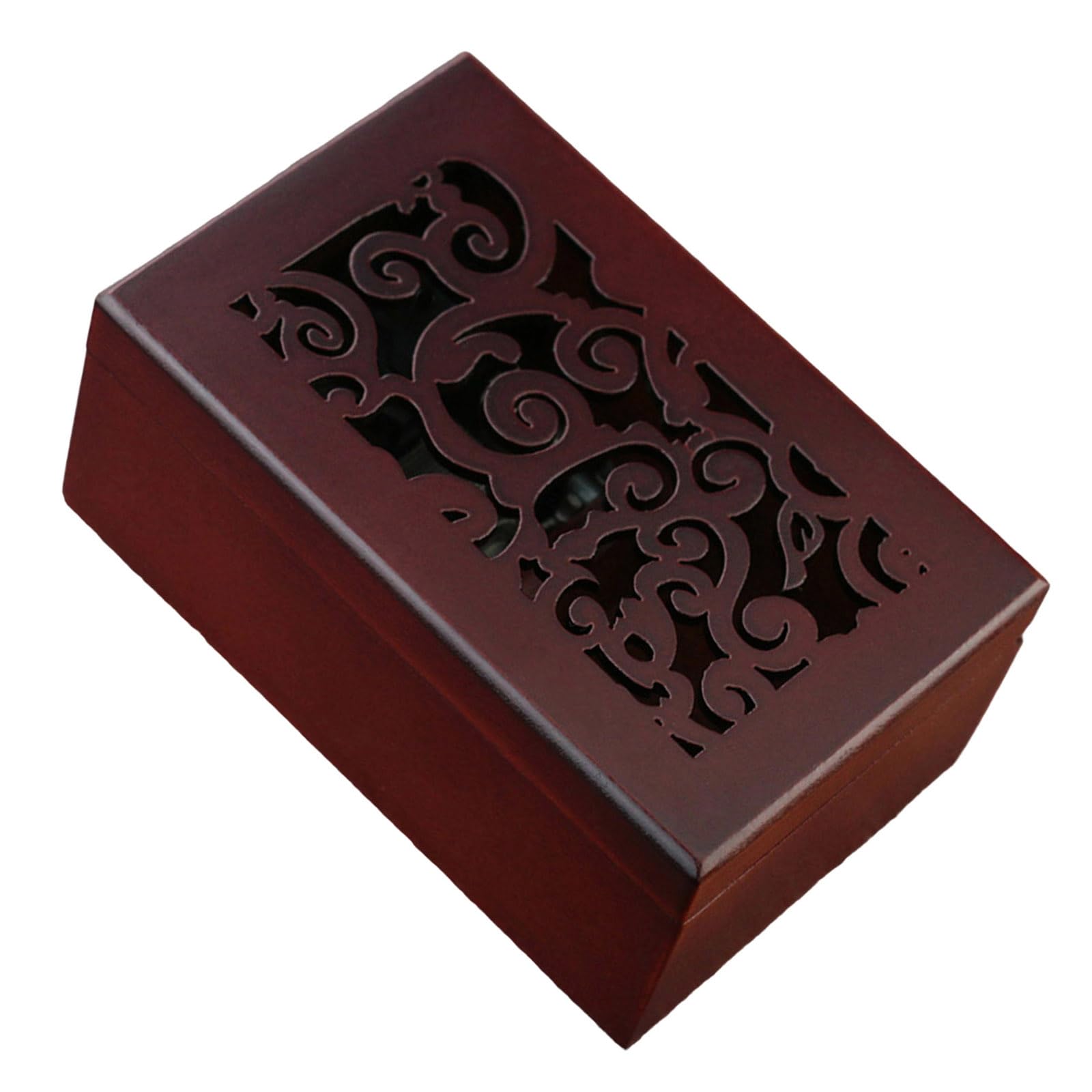 Piceioep Wooden Jewelry Box Clockwork Music Box Hollow Out Wood Mechanism Wind Up Musical Boxes Birthday Wedding Gift Women Men Clockwork Music