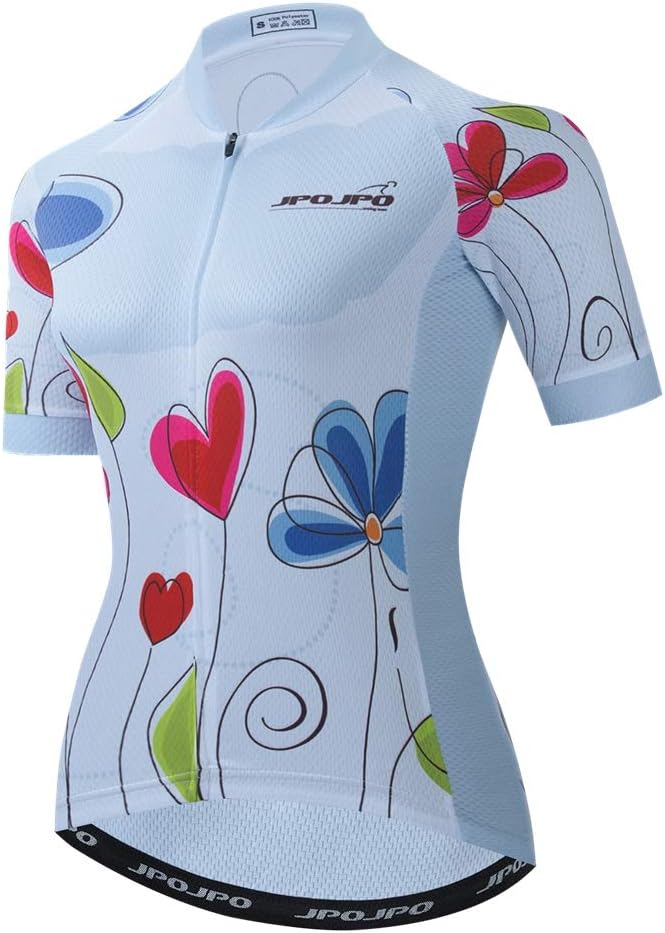 Women Cycling Jersey Short Sleeve Shirt Mountain Bike Top Clothing