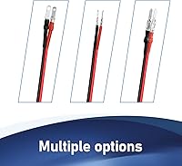 Vista 4 de Soporte para detector de radar, soporte de montaje de radar de barra de espejo retrovisor+kit de cable de alimentación de cable duro para espejo