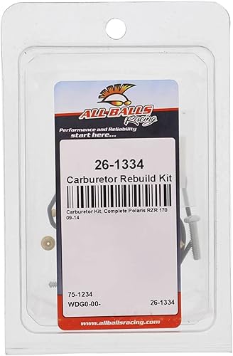 Miniatura 4 de All Balls Kit de reconstrucción de carburador Racing 26-1334 compatible con/repuesto para Polaris RZR 170 2009-2014, Phoenix 200 2015-2021