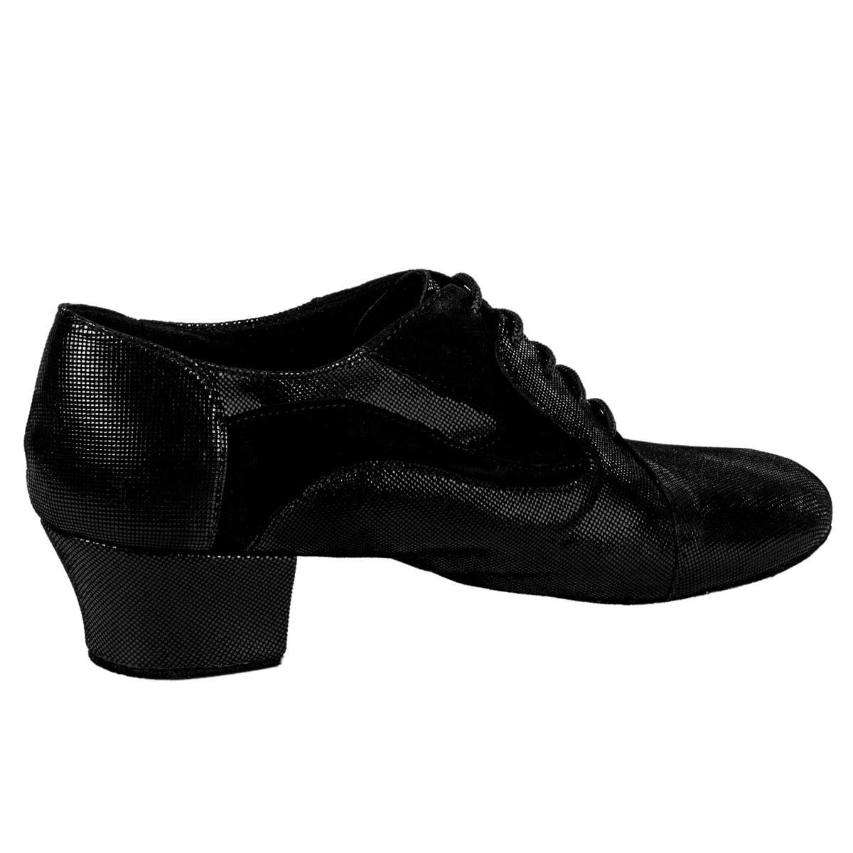 Rummos Damen Trainerschuhe R607 061-024 - Leder/Nubuck Schwarz - Medium (Normal) - 4,5 cm Cuban - Made in Portugal