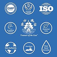 Vista 3 de Treasure of the East, Indigo - Qing Dai (gránulos de extracto de hierbas 1:1, 3.53 oz)