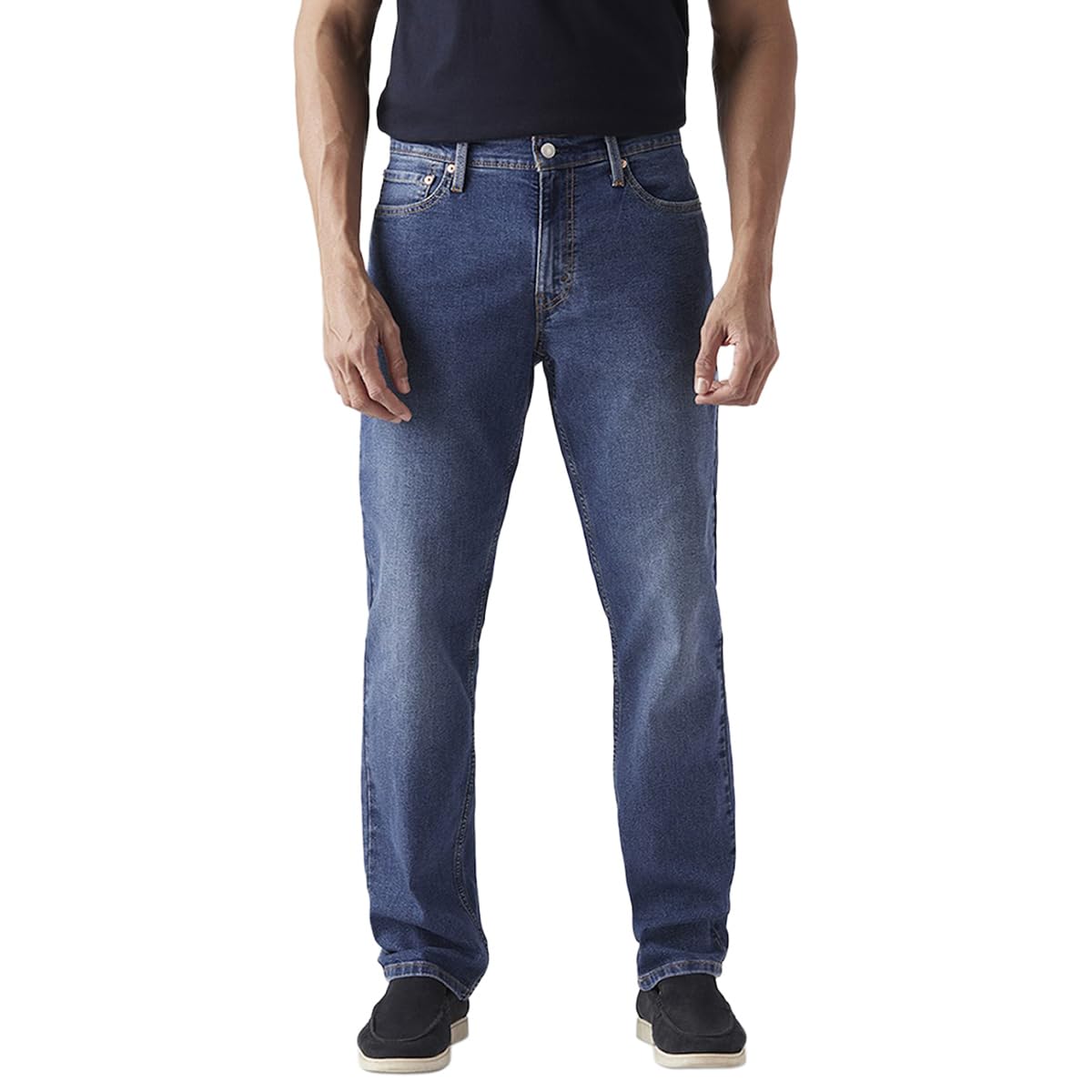 Men's 541 Mid Indigo Tapered Fit Mid-Rise Jeans-image-17