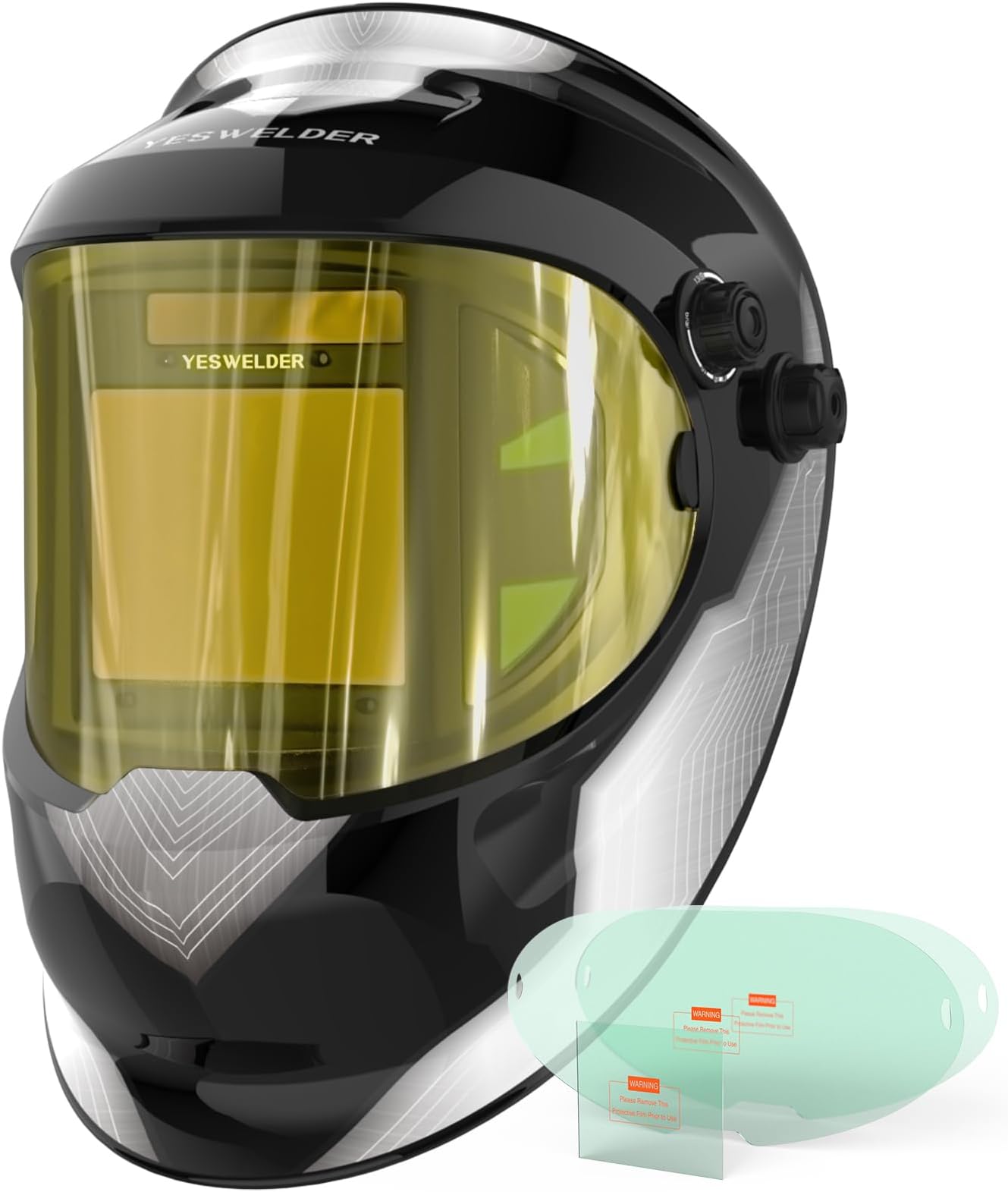 YESWELDER TRUE COLOR WELDING HELMET WITH SIDE VIEWING