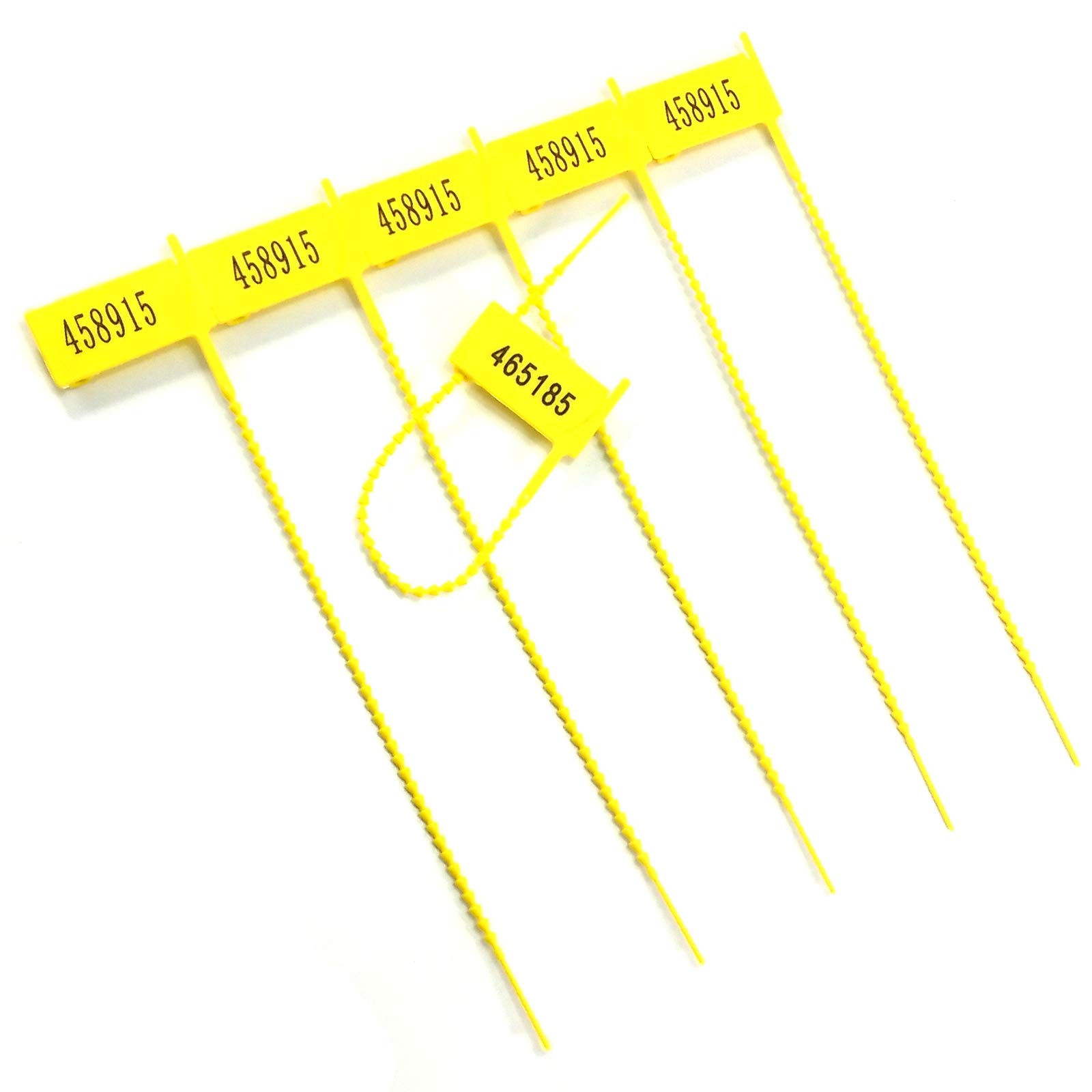 Bridas para cables, Bridas de nailon reutilizables, ajustables, autoblocantes, numeradas, for envíos, multicolor, paquete de 1000