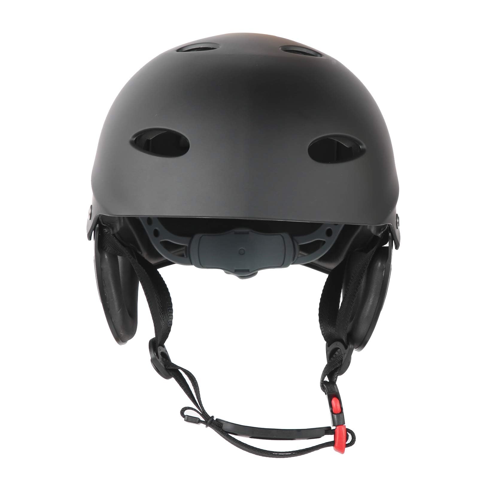 Casco Per Sport Acquatici Per Adulti, Caschi Per Adulti, Berretto di Sicurezza Ultraleggero Multisport Per Uomini E Donne Alpinismo Arrampicata E Drifting Fiume Nero Opaco