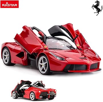 Rastar 1:14 Remote Control Car Ferrari La Ferrari Man Door Opening 2.4 Ghz 4.8V Usb Illuminated