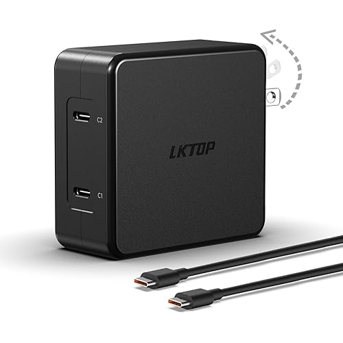 Drone-specific Super Fast Battery Charger for DJI 100W USB-C Power Adapter 2-Port Charging for DJI Mavic 4 Pro/Mavic 3/Air 3/Mini/Avata/Flip/Neo Series Drone/Charging Hub, Camera (No Power Loss)