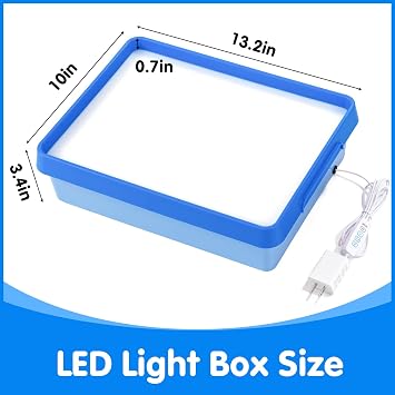 Odoorgames Young Explorers Light Table Light Up Table (Blue)