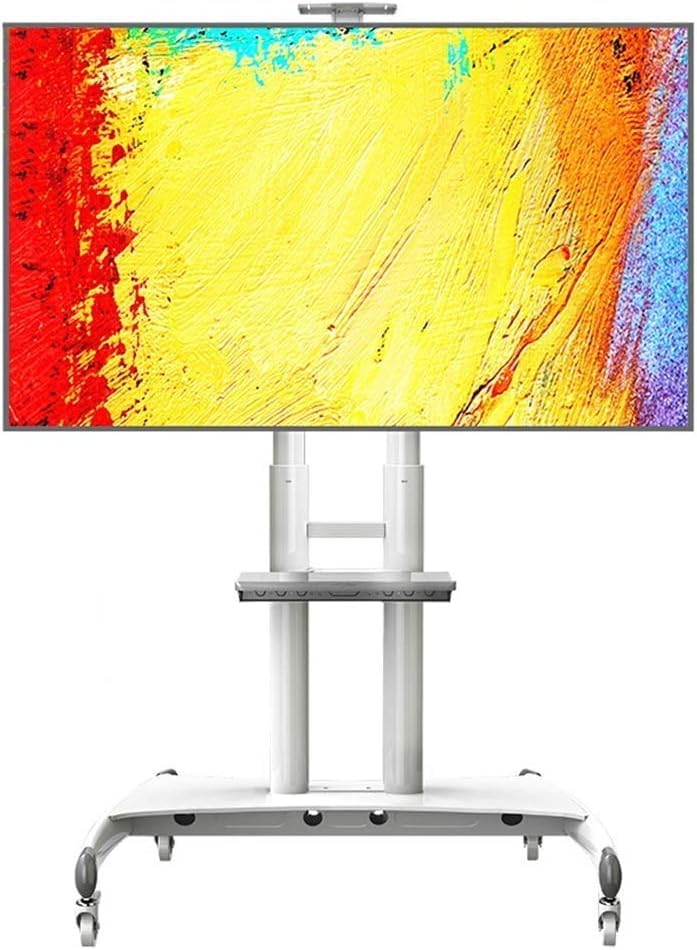 Soporte móvil para TV con ruedas y bandeja miniatura 1
