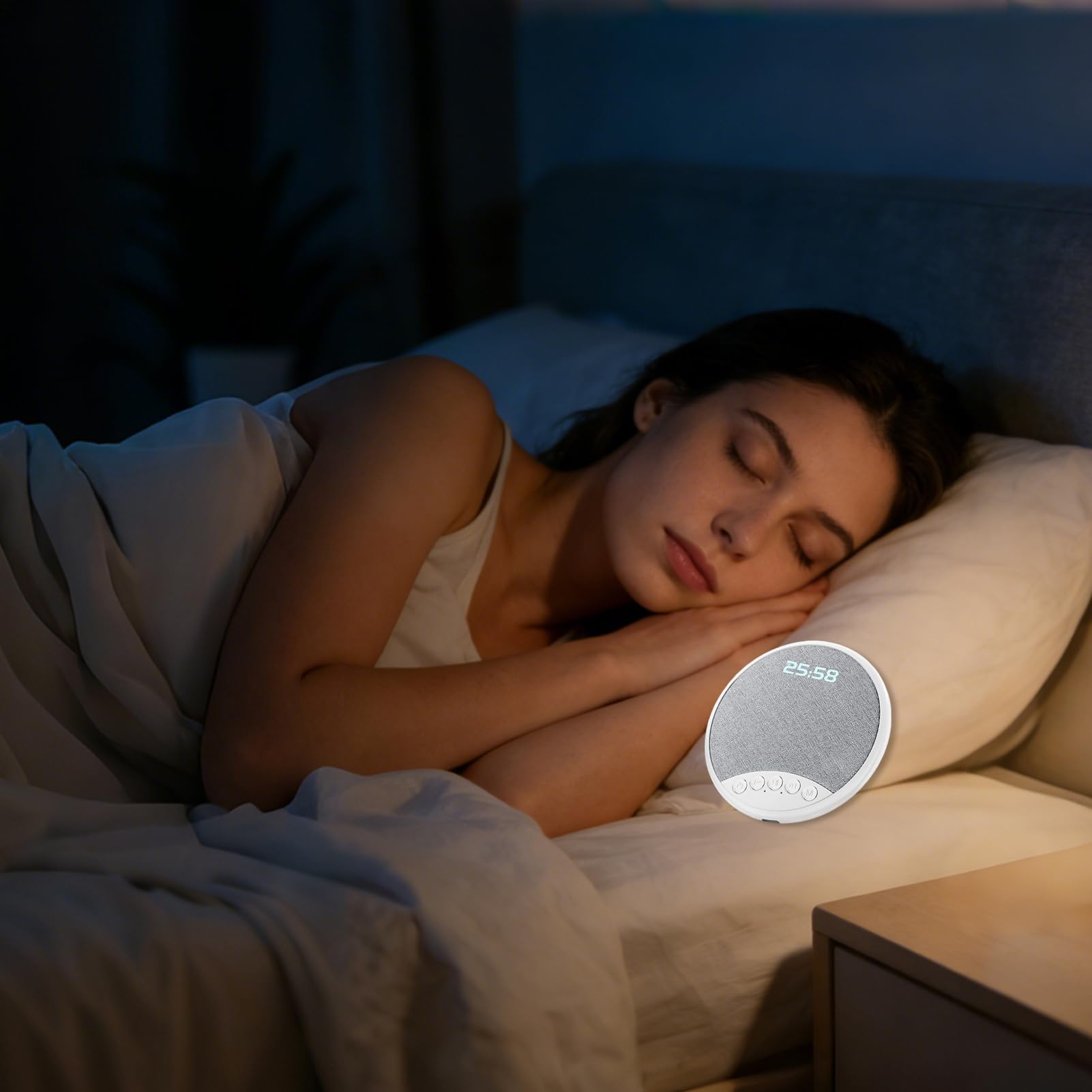 Altavoz de almohada, aparato estable con ruido , altavoz inalámbrico de música para almohada de cama, para hotel, dormitorio, viajes, adolescentes, adultos, amantes de la música, cumpleaños, día