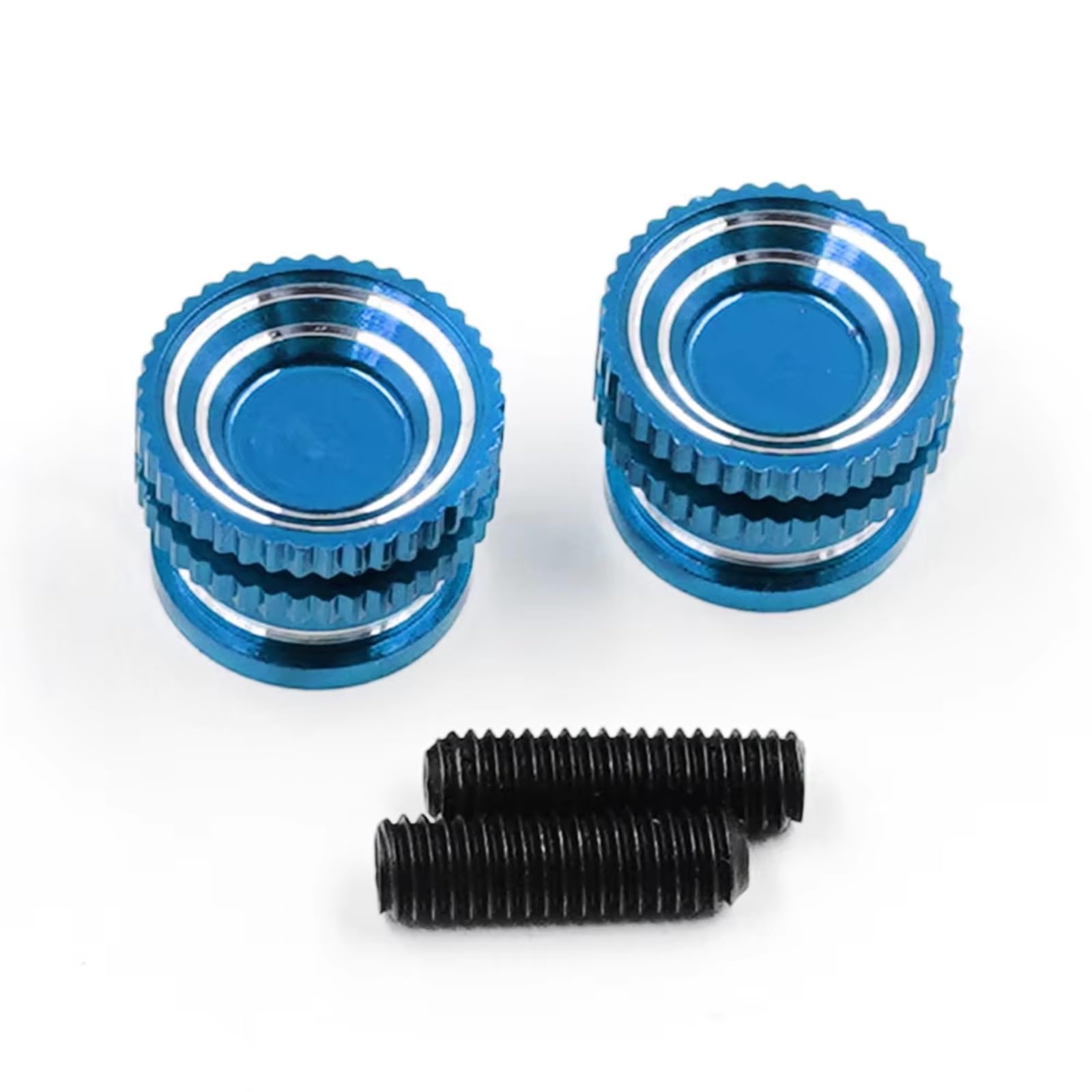 Piezas Orugas RC Tuerca Torsión M3 Aluminio para Coches Teledirigidos 1/10 Repuestos Mejoras Accesorios YA-0762BK