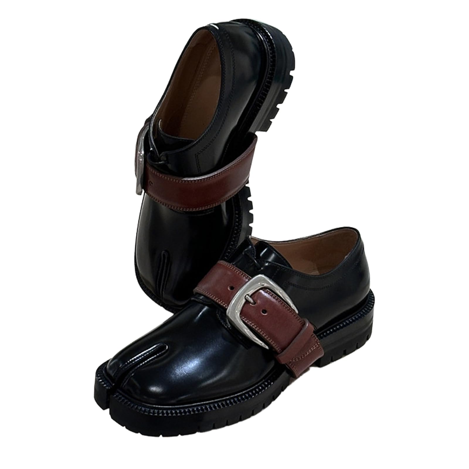 Tabi Shoes For Toes Tabi Shoes Leather Split Toe Cute Slip On