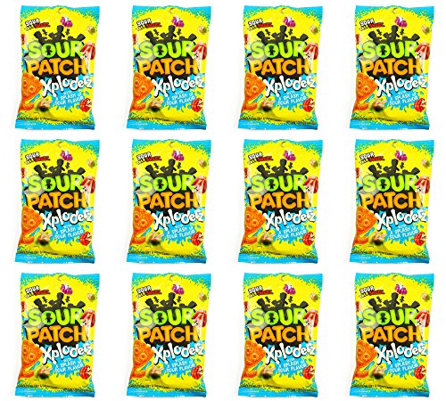 Sour Patch Xploderz Candy 6.5 Ounces (12 Pack Case)