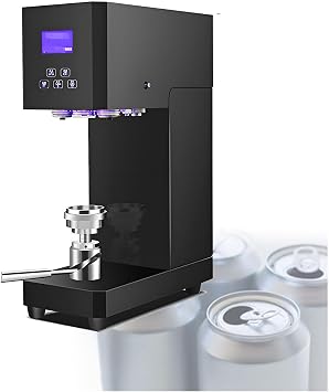 Semi Automatic Can Sealer Machine 370W Commercial Cup Sealing Machine with Counter for Soda Cans
