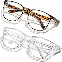 Vista 13 de Gafas de seguridad antivaho transparente con bloqueo de luz azul para protección ocular, gafas de enfermería para mujeres y hombres