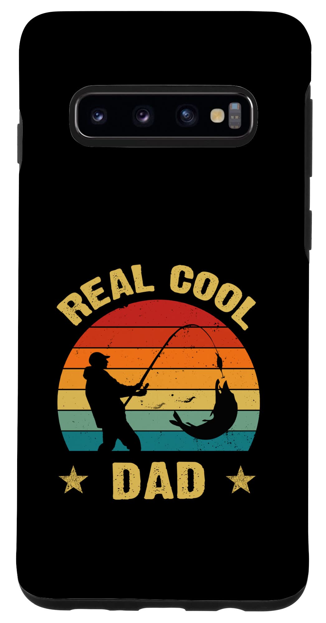 Galaxy S10 Reel cool dad shirt fishing daddy fathers day fisherman Fish Case