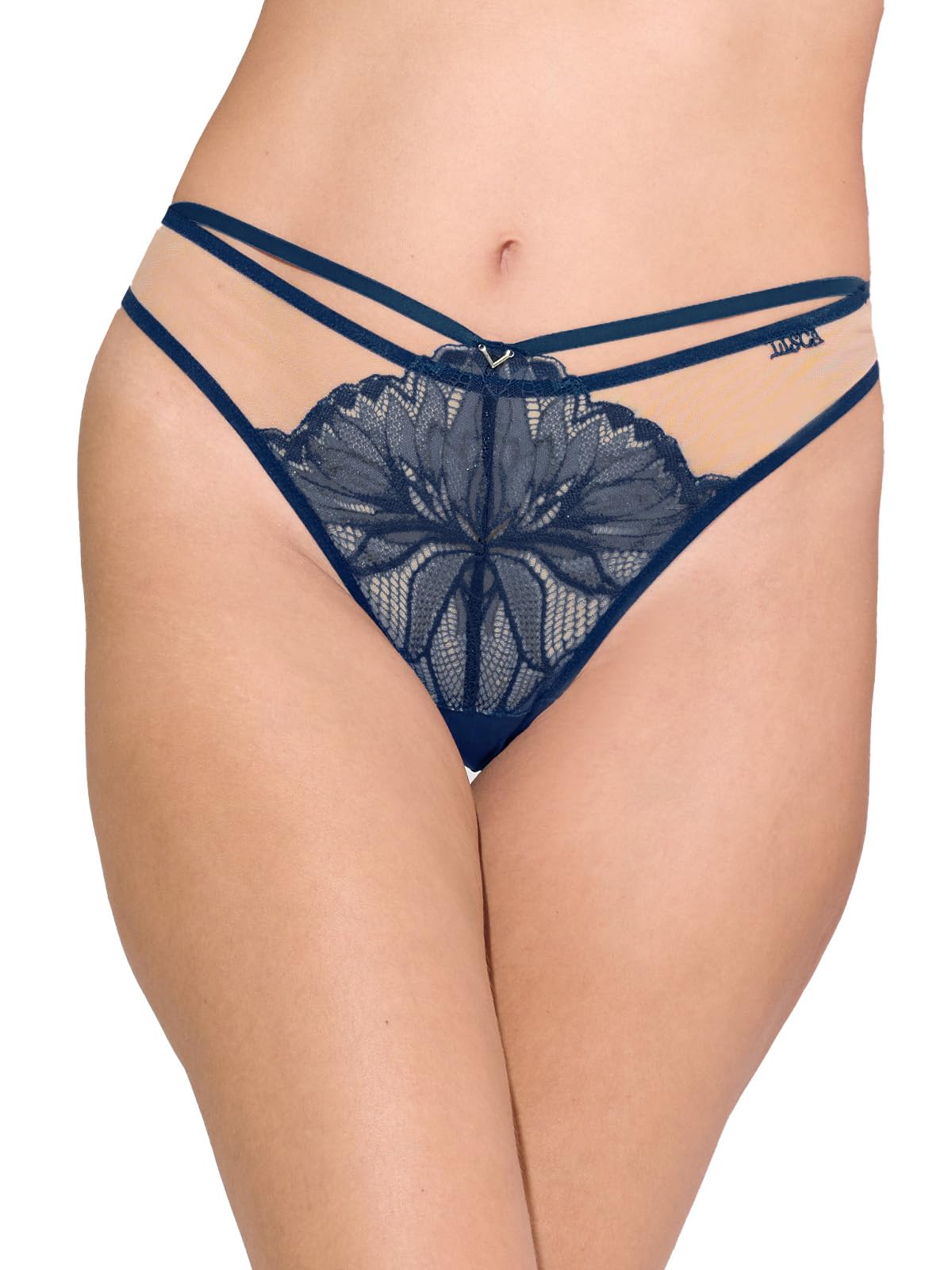 Lisca Women's Bleu Brazilian Panties For Charisma