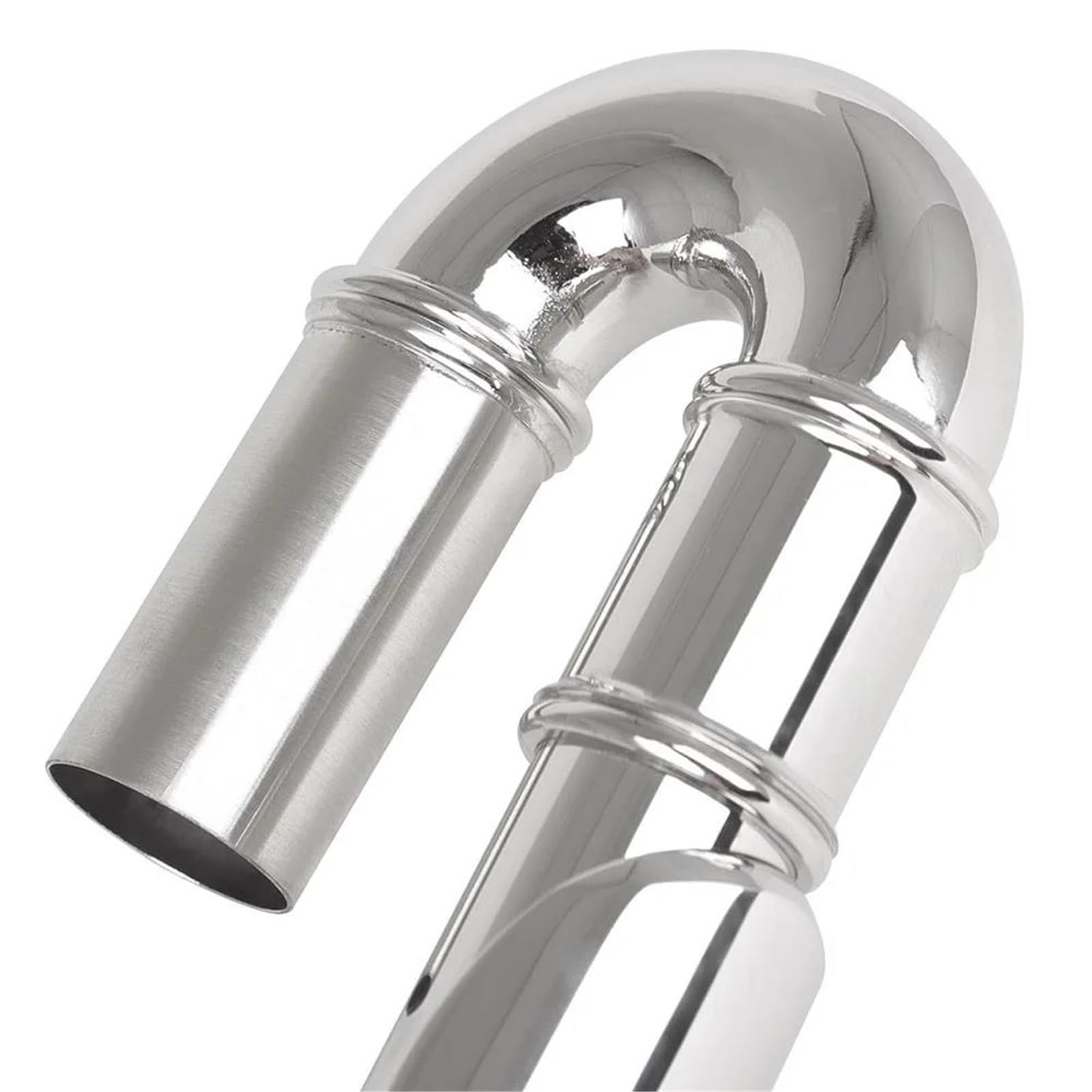 Flauta Principiantes Boquilla de flauta profesional de latón blanco niquelado con curvatura para instrumentos de viento madera adecuada para principiantes