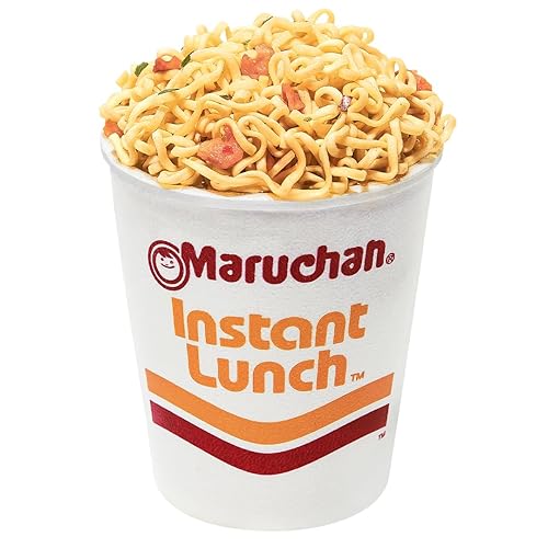 Miniatura 8 de Maruchan Fideos Ramen de Almuerzo Instantáneo, Chile Piquín y Camarones Sopa de fideos instantáneos estilo japonés, comida fácil lista en 3 minutos