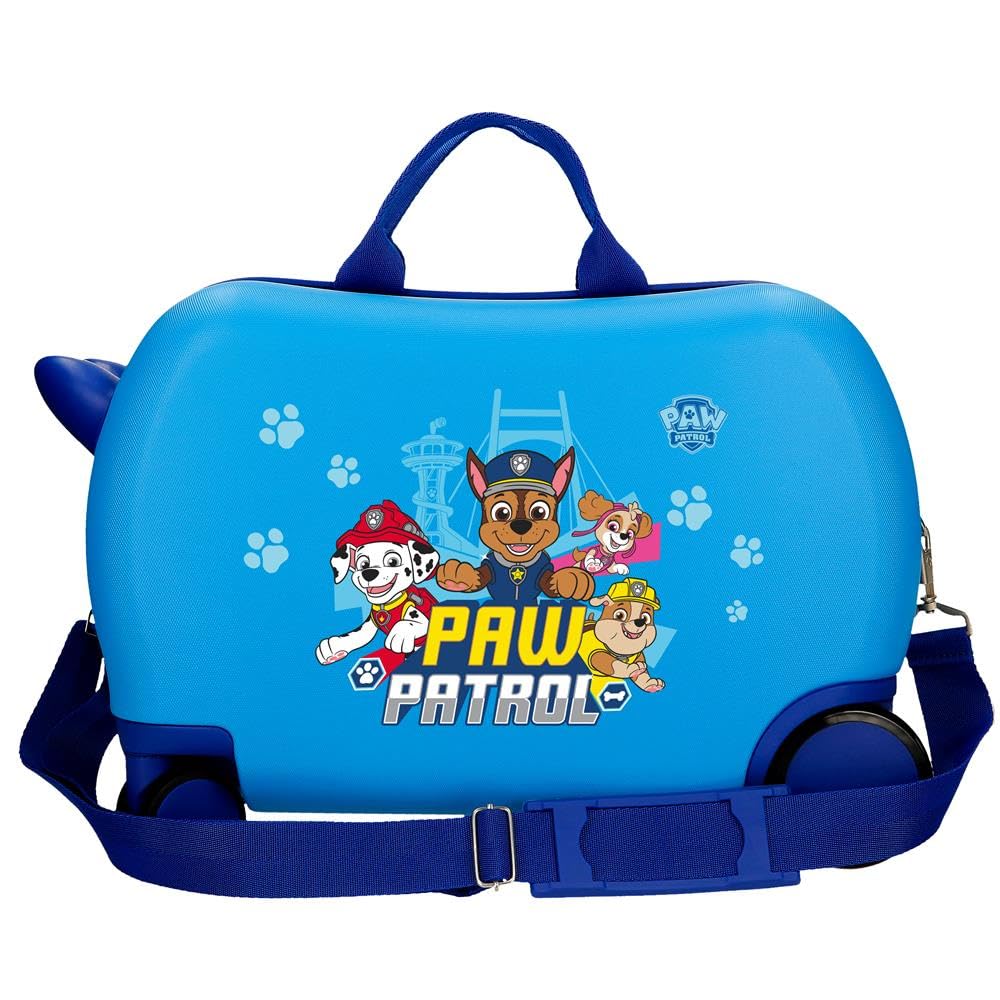Patrulla Canina Paw Patrol Always Heroic Maleta Infantil Azul 45x31x20 cms Rígida ABS 24,6L 1,8 kgs 4 Ruedas Equipaje Mano