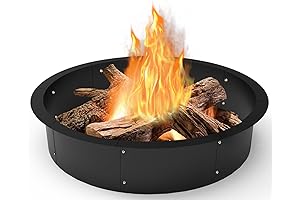 Outdoor Fire Pit Ring Liner 40-Inch Outer, 36-Inch Inner: Firepit Ring Outdoor 48