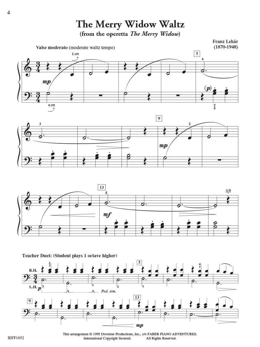 Faber Piano Adventures - Student Choice Series: Classics Level 3