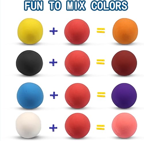 Miniatura 4 de Ifergoo Red Air Dry - Arcilla moldeable, secado al aire, arcilla de moldeo blanda para proyectos de arte y manualidades para adultos, horneado