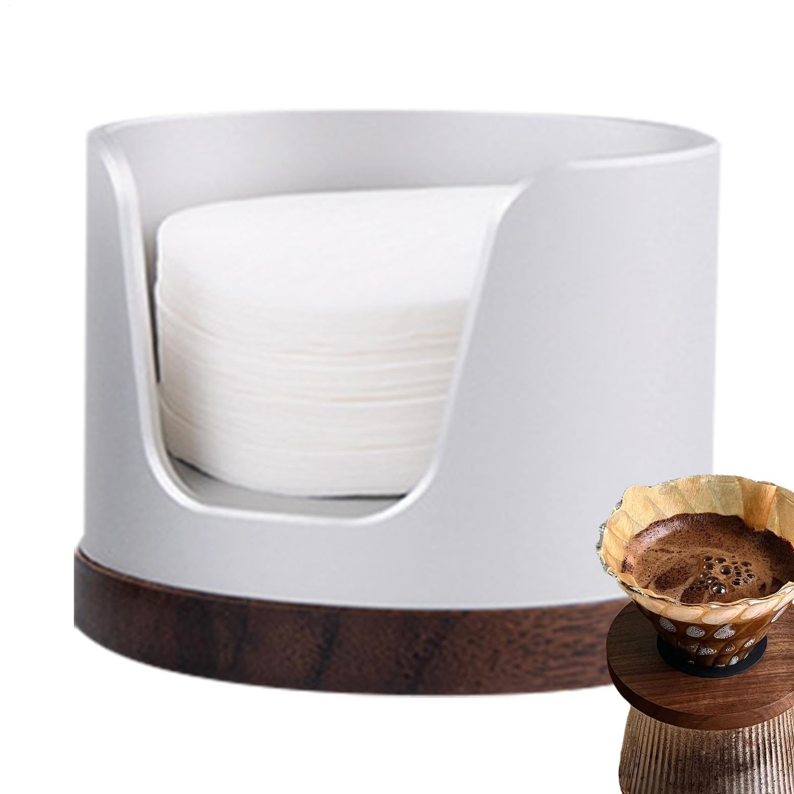 Dispenser per filtro caffè, portafiltro in per caffè espresso Legno stile
