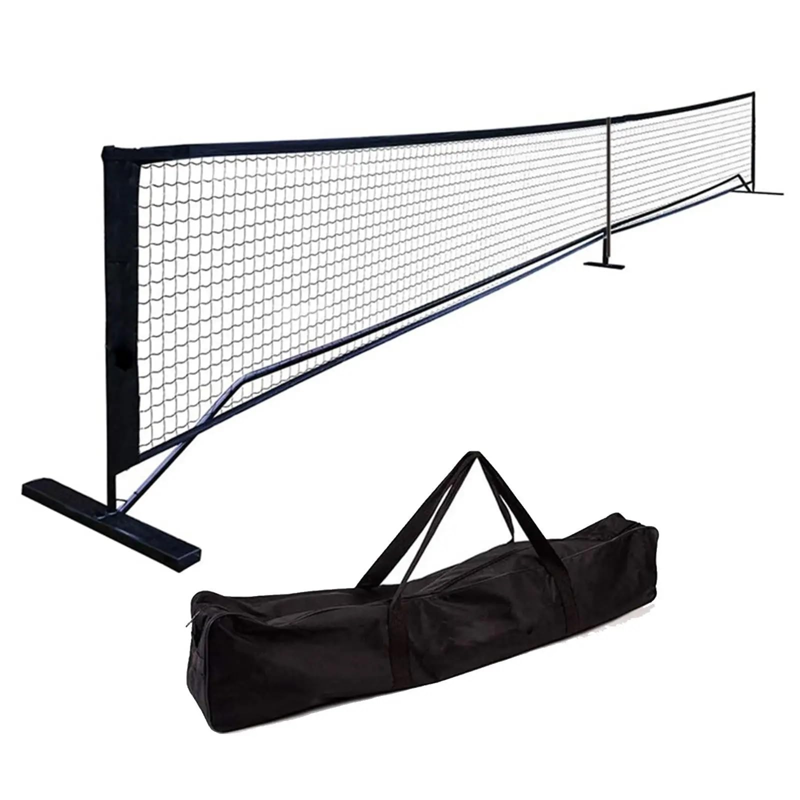 Rete da Pickleball Rete da Pickleball Set con Struttura in Metallo Feste in Campo Allenamento Facile da installare