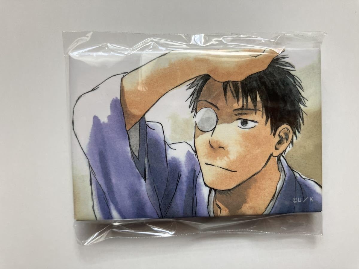 Amazon | 蟲師 推しちゃれ 蟲師くじ 長方形缶バッジスタンド付き L