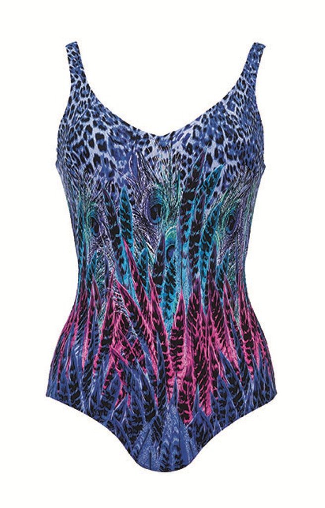 Anita Comfort Women`s Swimsuit, ANI-7238, 08C, Peacock