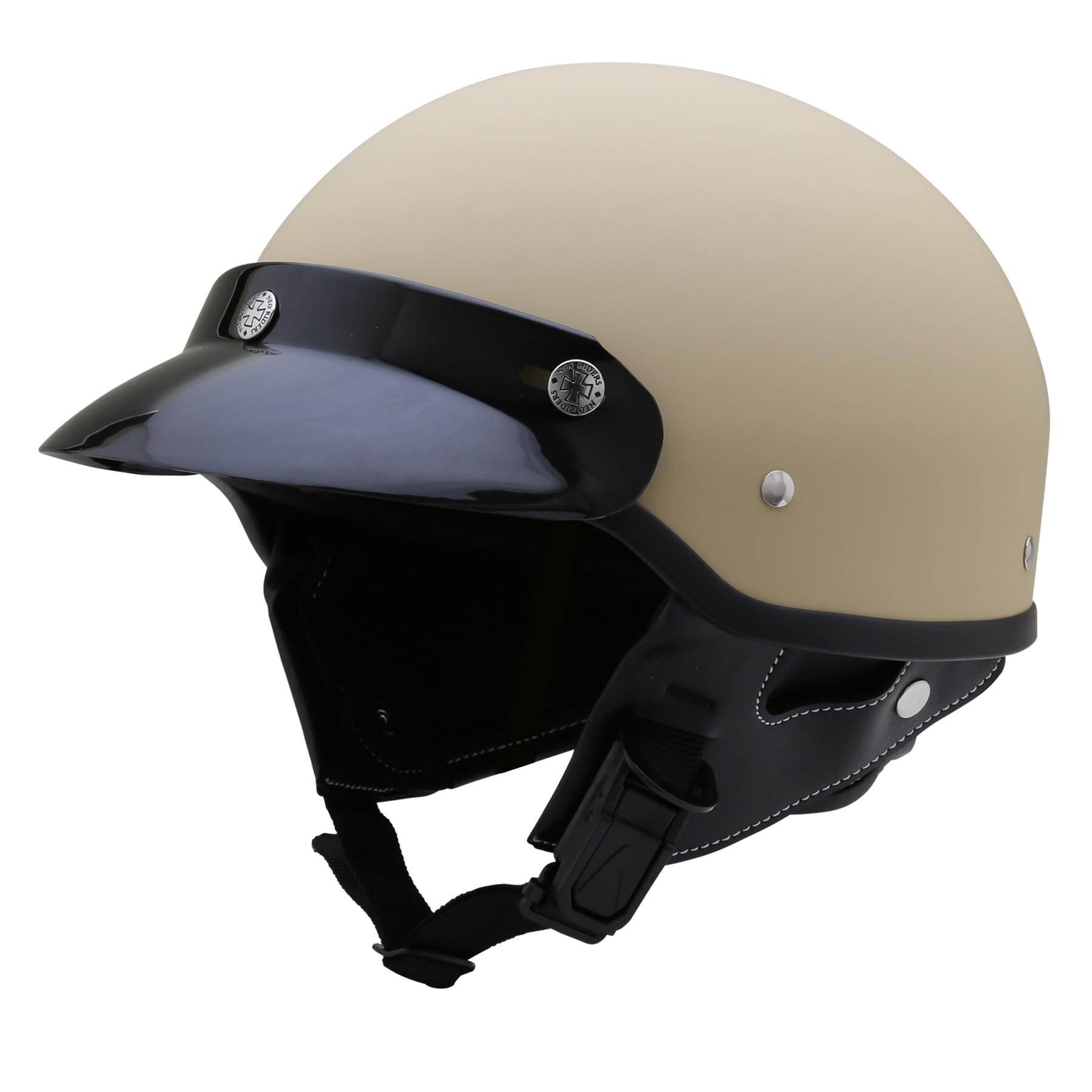 Amazon.co.jp: NEORIDERS GT2 ポリヘル バイク ヘルメット ハーフ