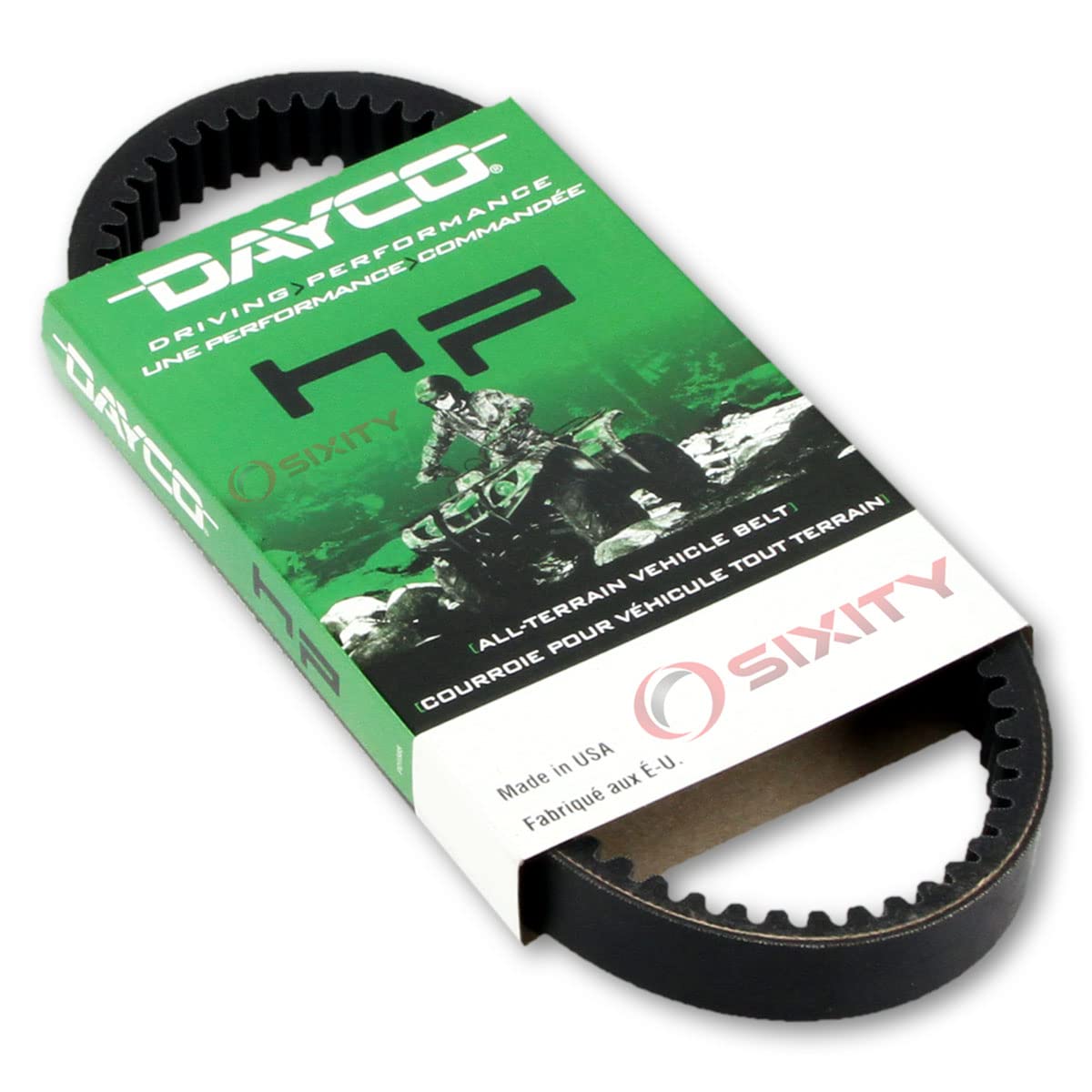 Dayco HP Drive Belt Compatible with Kawasaki KAF300 Mule 550 2000-2004