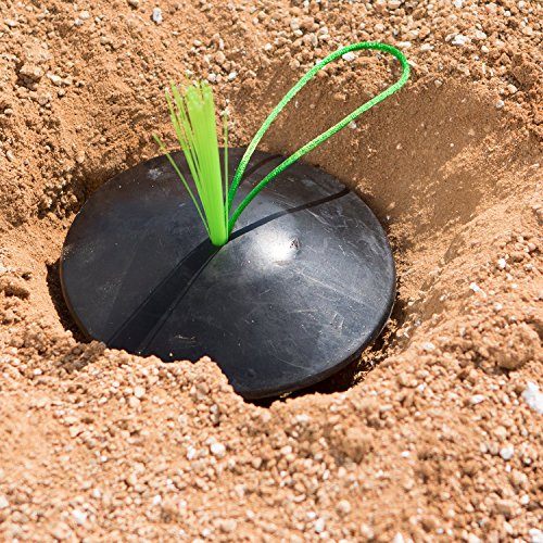 Champion Sports Black Rubber Baseball Anchor Plug Base Plug With Easy View Optic Stem And Rope #TOP5