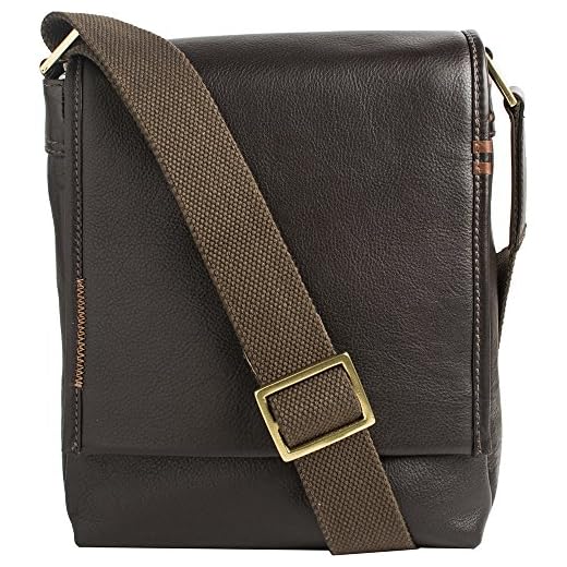 Hidesign Seattle Unisex Leather Crossbody Bag