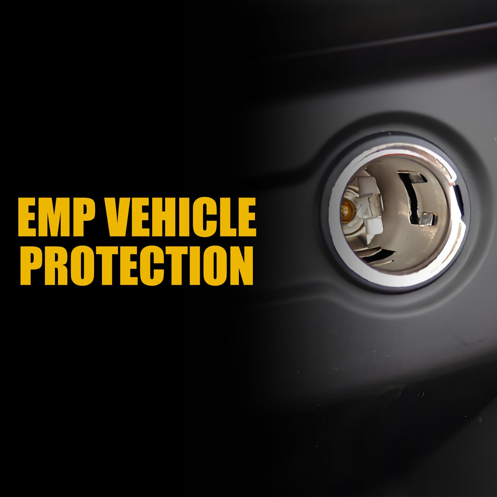 Creator EMP Vehicle Protection Suitable for 12-Volt DC in Cars and Trucks, Automotive Lightning, Solar Flare, and Surge Protection